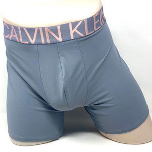 Calvin Klein One Mens Size Underwear NB1715422 Microfiber Gray Nylon Boxer Brief